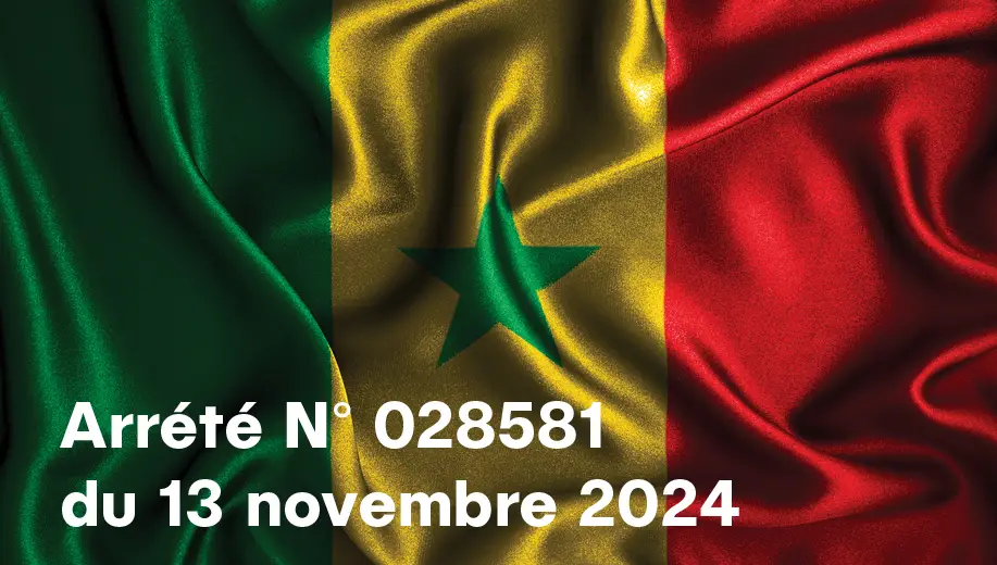 Arrété N° 028581 du 13 novembre 2024