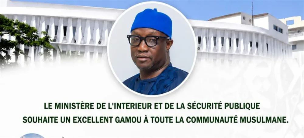 Le Ministère souhaite un excellent Gamou à la communauté musulmane
