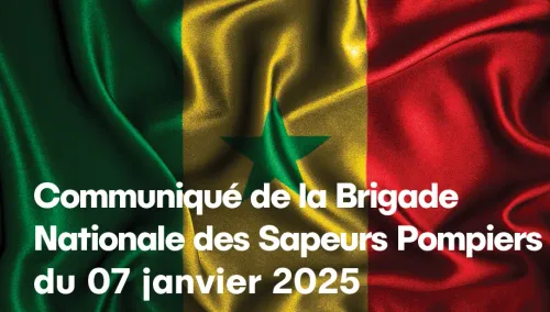 Communiqué de la Brigade Nationale des Sapeurs Pompiers