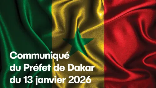 Communiqué du Préfet de Dakar du 13 janvier 2026