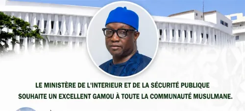 Le Ministère souhaite un excellent Gamou à la communauté musulmane
